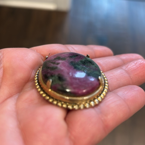 Authentic Agate Cabochon Pendant Western Bolo Tie - Picture 11 of 16